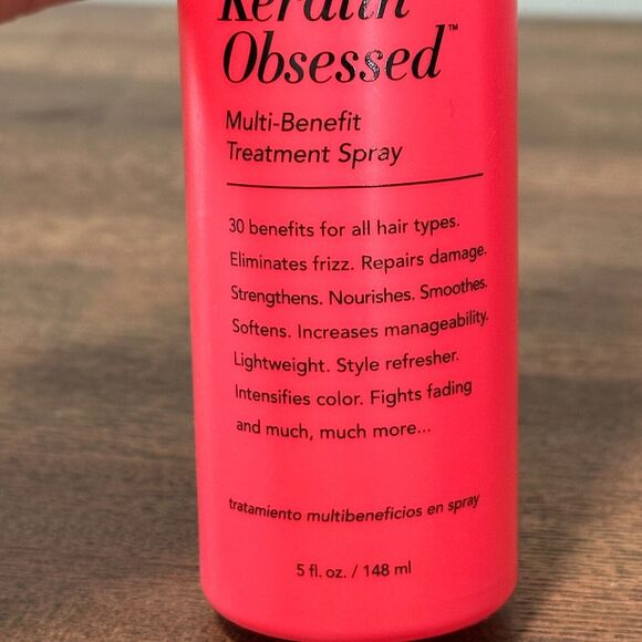 NEW Keratin Complex Keratin Obsessed Multi-Benefit Treatment Spray 5 oz Leave In - Picture 5 of 10